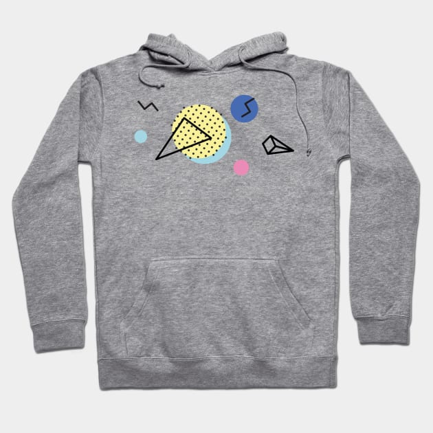 Memphis Design Hoodie by NJORDUR